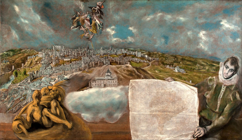 Tolède Manzarası ve Planı - El Greco
