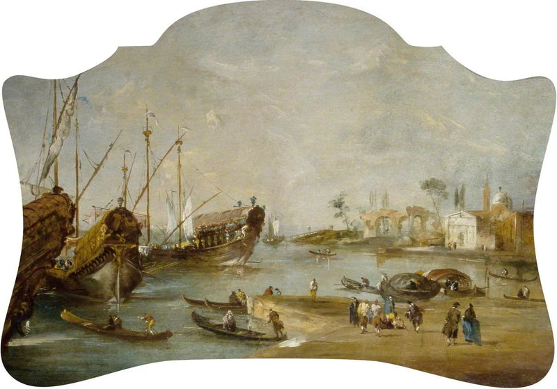 Venice Fantastik Manzarası - Francesco Guardi
