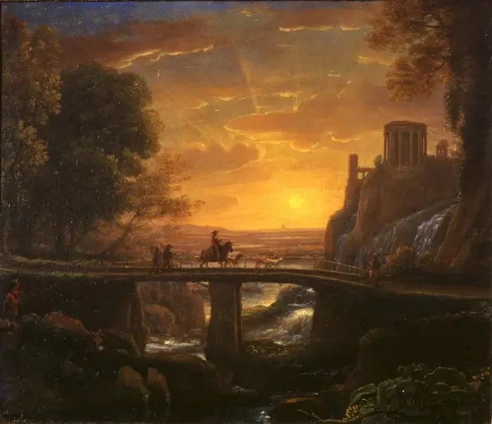 Tivoli'nin Hayali Manzarası - Claude Lorrain
