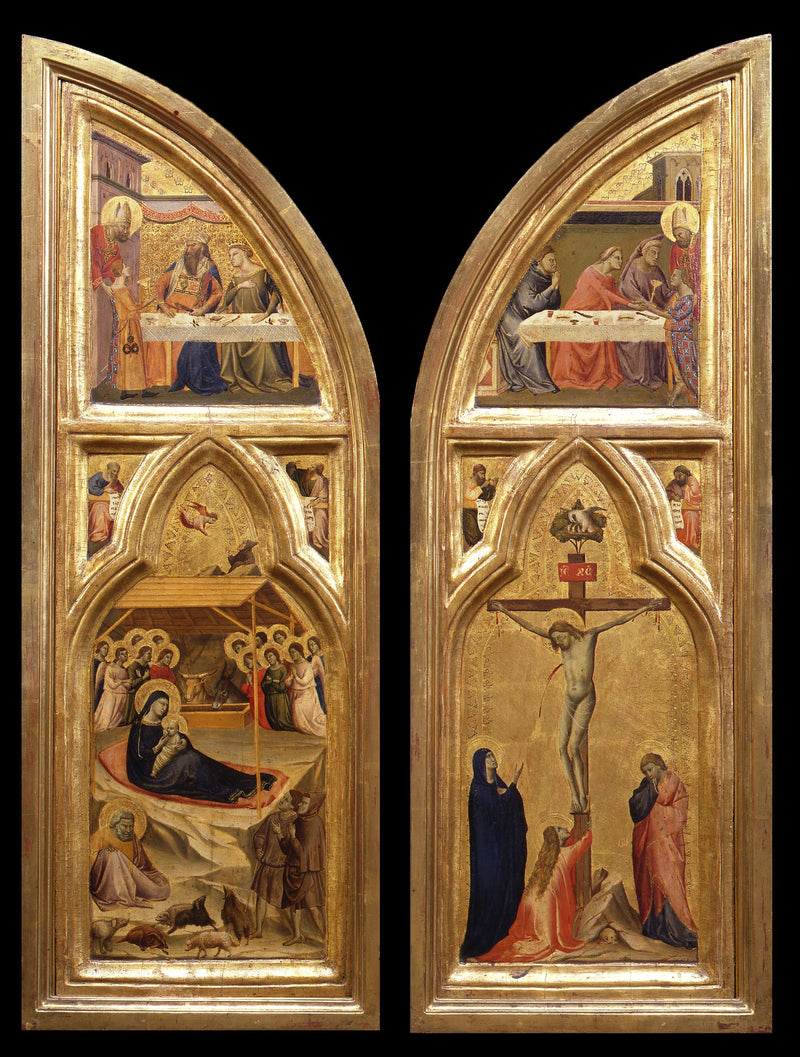 Triptyk Panellerinin İç Görünümü - Taddeo Gaddi