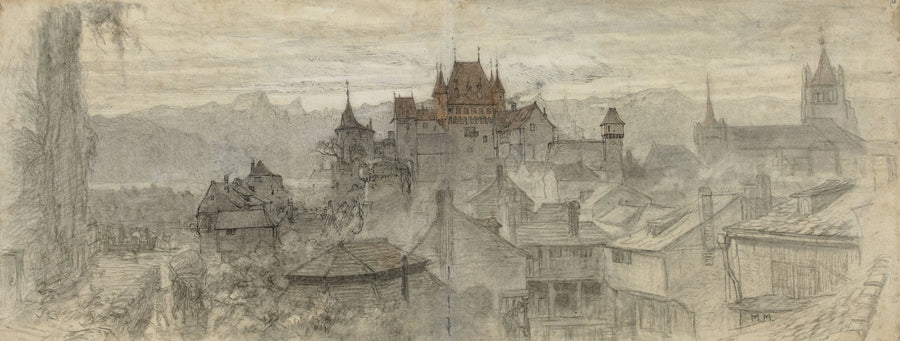 Vue de Lausanne II - Matthijs Maris