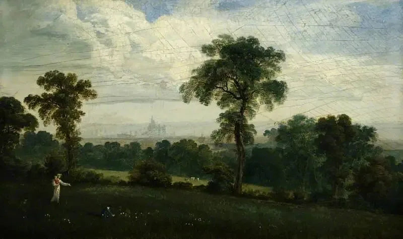 Uzak Londra Manzarası - John Martin