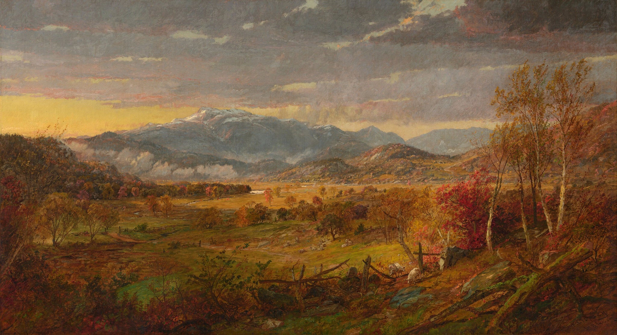 Vue du mont Washington - Jasper Francis Cropsey