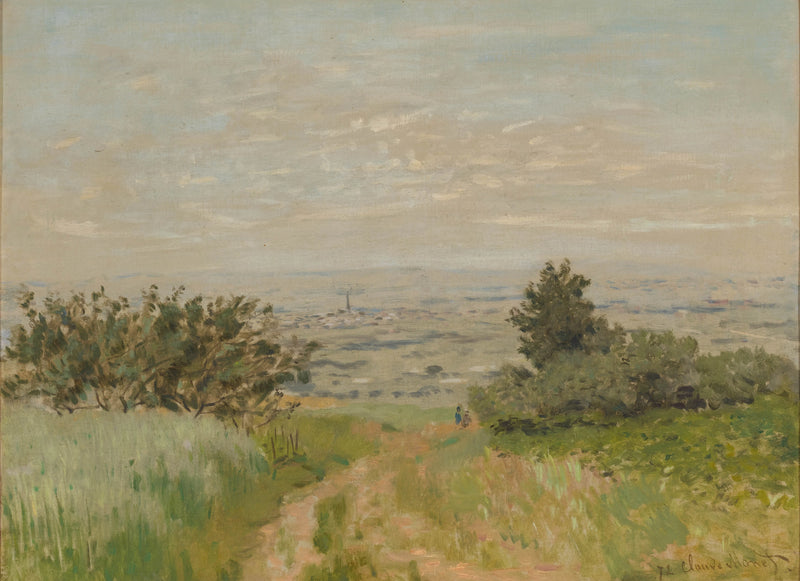 Argenteuil ovasının görünümü, Sannois yamaçları W220 - Claude Monet
