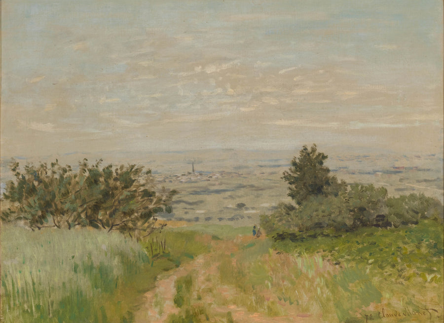 Argenteuil'de Düz Manzara, Sannois Yamaçları - Claude Monet