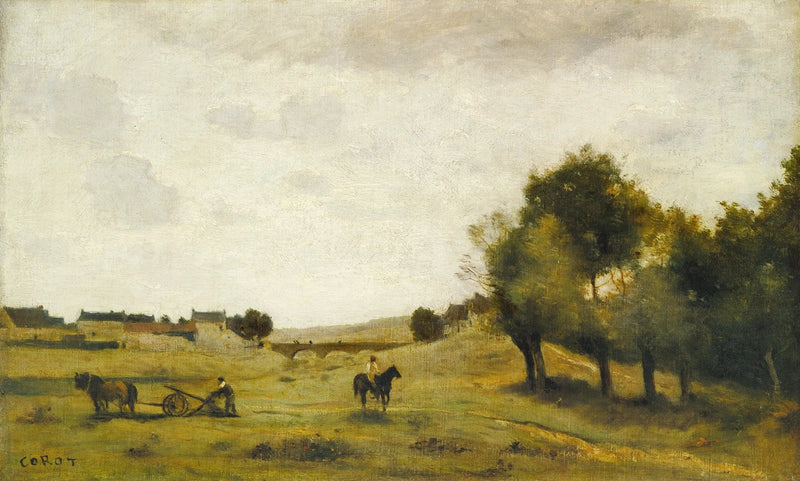Épernon yakınlarında manzara - Jean-Baptiste Camille Corot