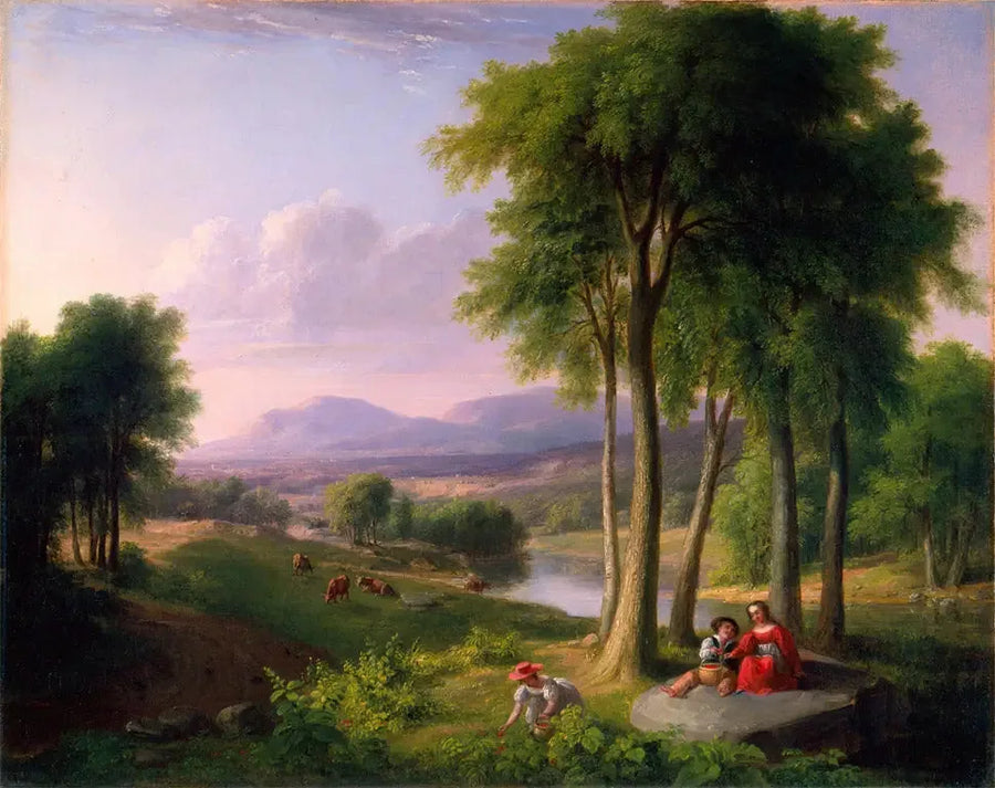 Rutland, Vermont yakınlarında manzara - Asher Brown Durand