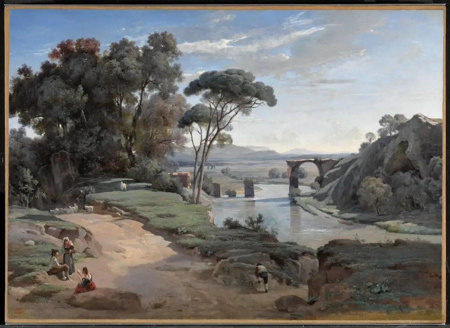 Narni'den Çekim - Jean-Baptiste Camille Corot