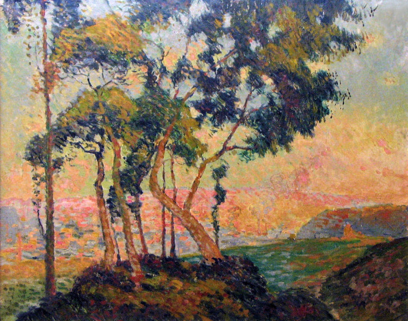 Mont-Gargan'da Gün Batımı Manzarası - Robert Antoine Pinchon