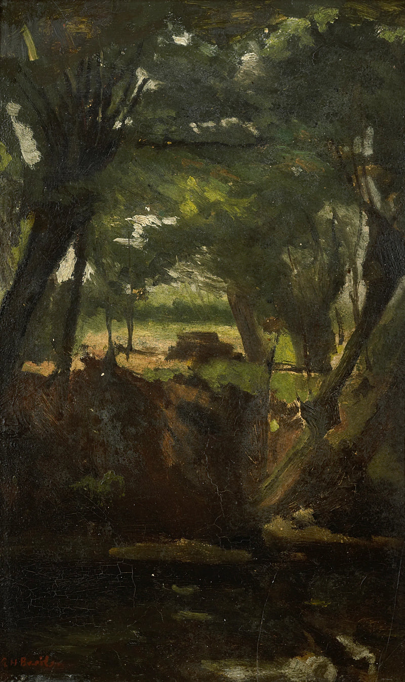 Vue sur la forêt - George Hendrik Breitner