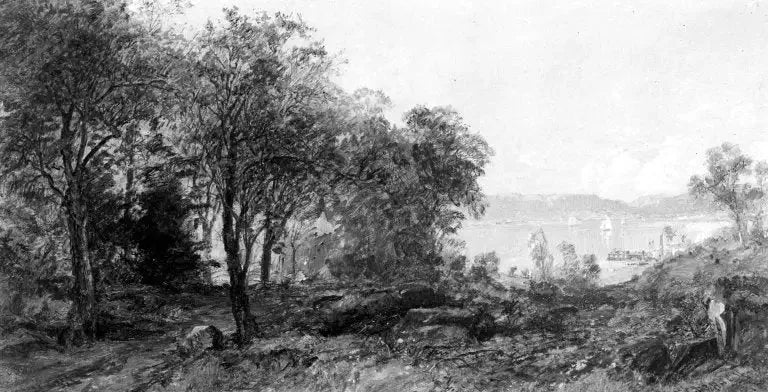 Hudson Nehri Manzarası - Jasper Francis Cropsey