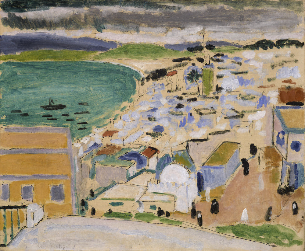 Reproduction du tableau « Vue sur la baie de Tanger - Henri Matisse » par Alpha Reproduction en peinture à l’huile