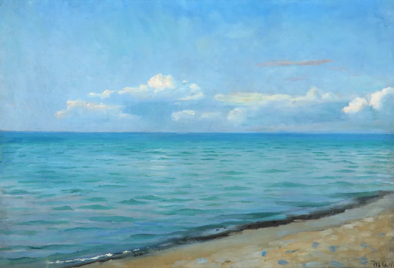 Skagen'da Plaj Manzarası - Michael Peter Ancher