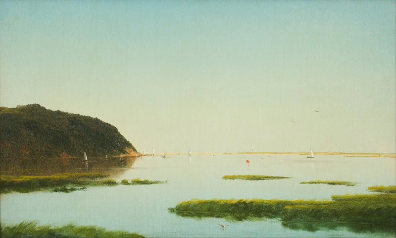 Shrewsbury Nehri Manzarası, New Jersey - John Frederick Kensett