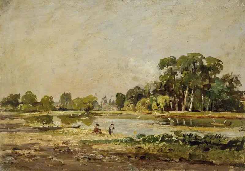 Twickenham'da Thames Nehri Manzarası - John Constable