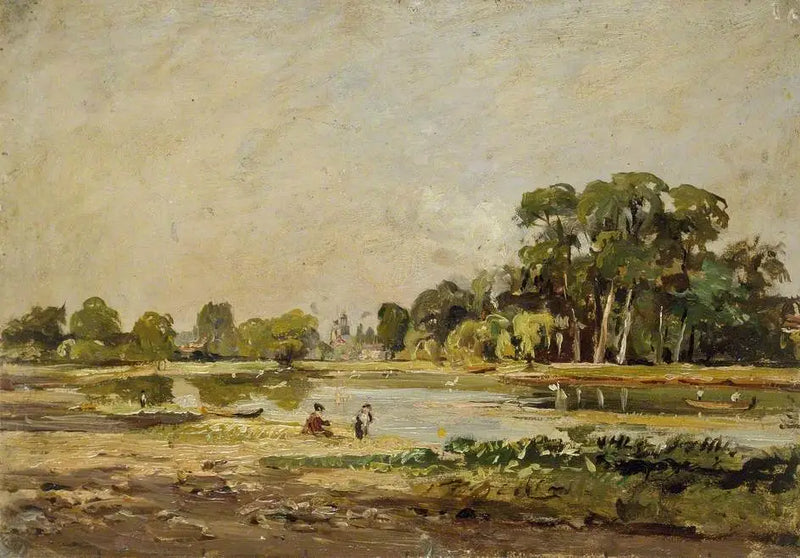 Twickenham'da Thames Nehri Manzarası - John Constable