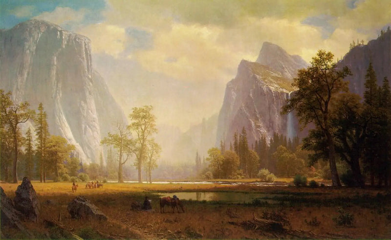 Yosemite Vadisi Manzarası - Albert Bierstadt
