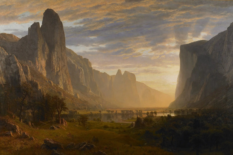 Yosemite Vadisi Manzarası, Kaliforniya - Albert Bierstadt