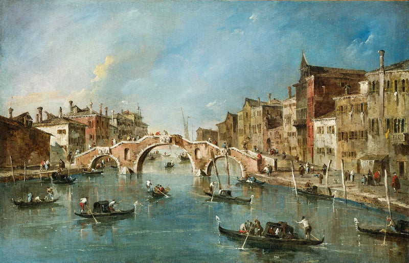Venice Cannaregio Kanalı Manzarası - Francesco Guardi