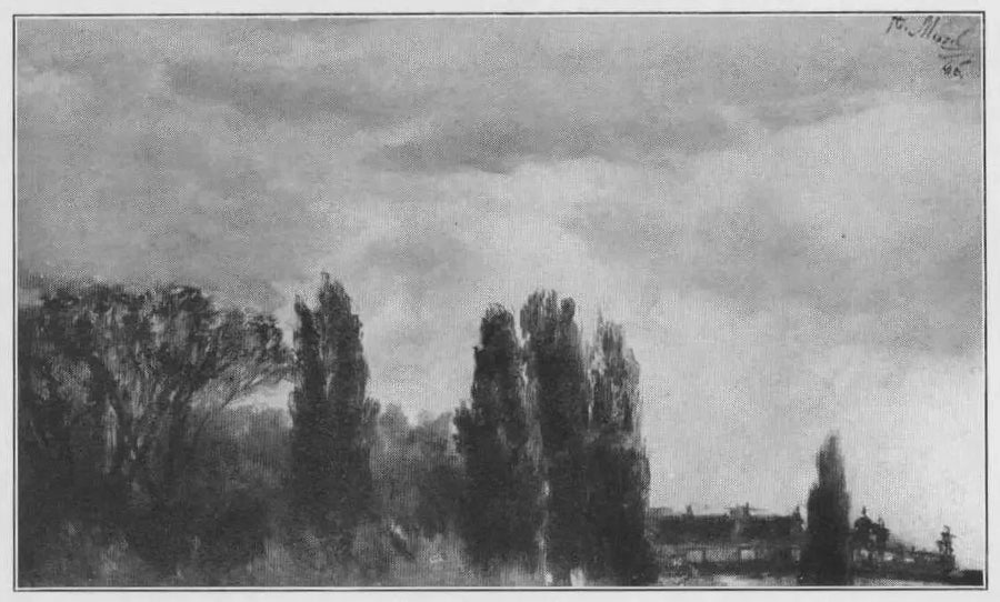 Prens Parkı Manzarası - Albrecht - Adolph von Menzel