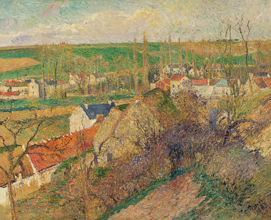 Osny Köyü Manzarası - Camille Pissarro