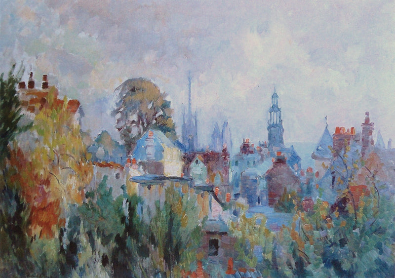 Rouen Manzarası - Robert Antoine Pinchon