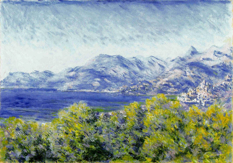 Ventimiglia W878'in görünümü - Claude Monet