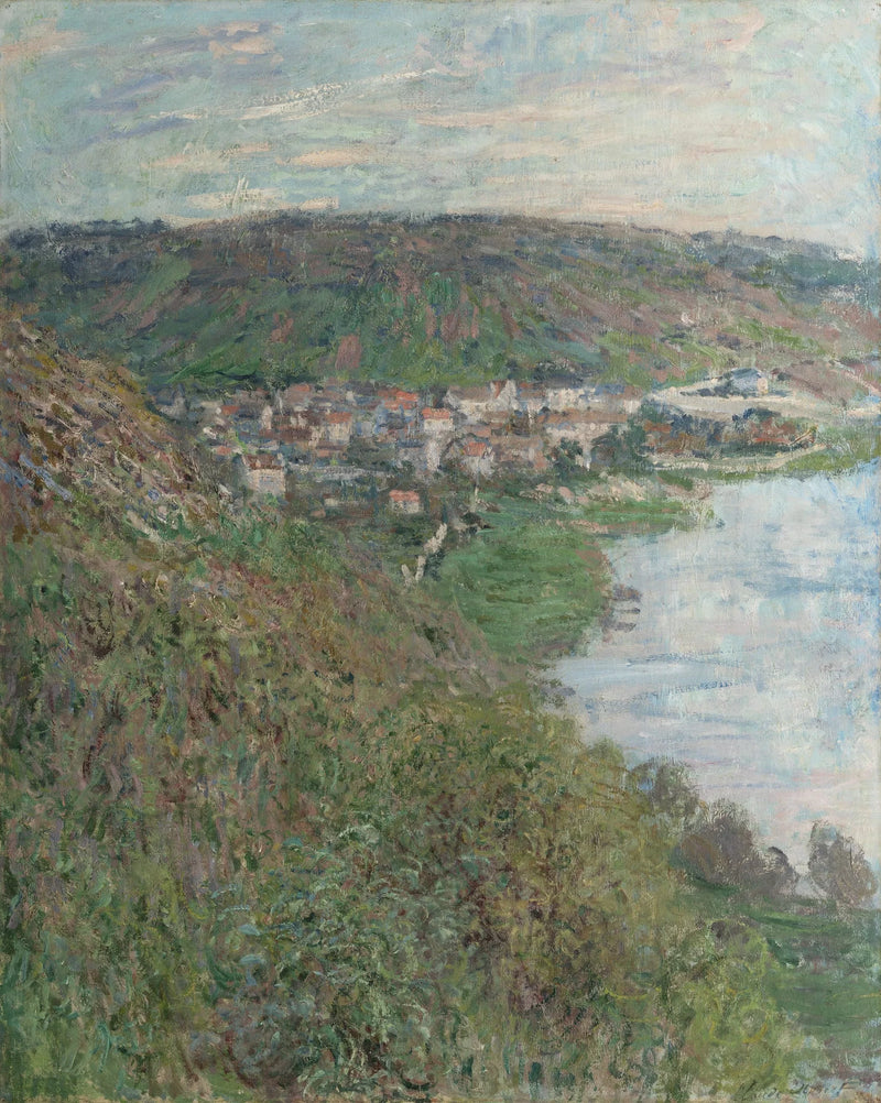 Vétheuil W603'ün görünümü - Claude Monet