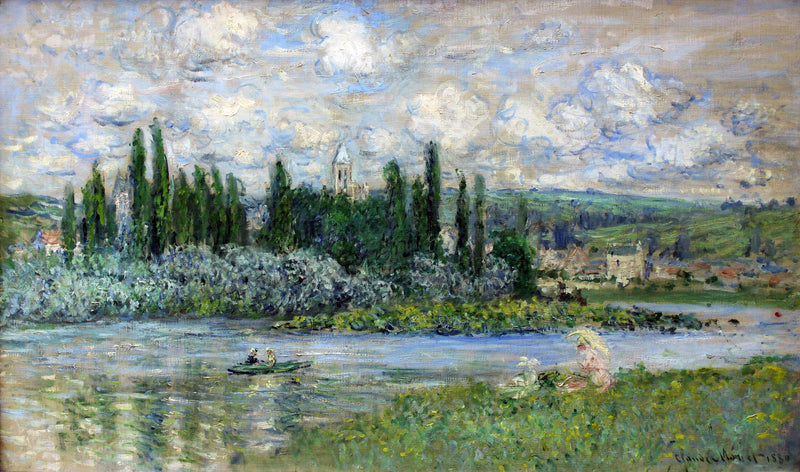 Vétheuil W609'un görünümü - Claude Monet