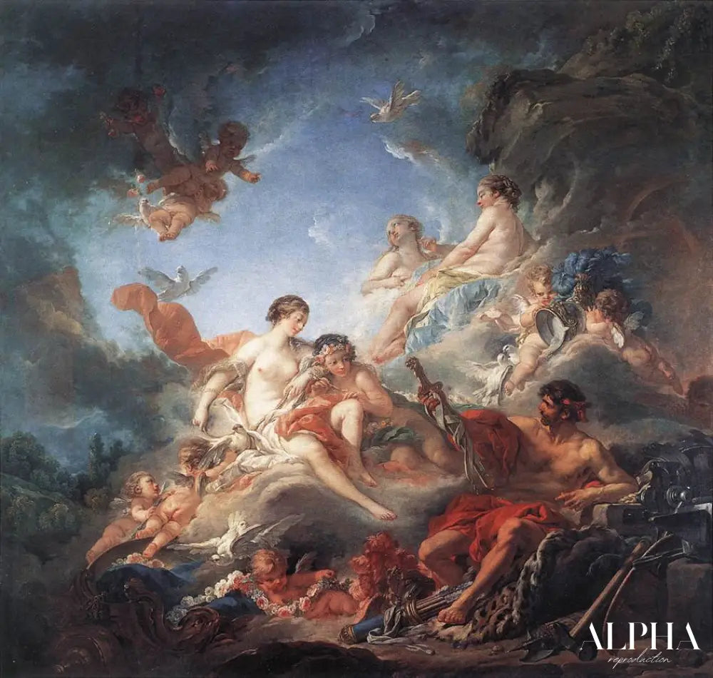 Vulcan Presenting Arms to Venus for Aeneas - François Boucher - Reproductions de tableaux et peintures haut de gamme