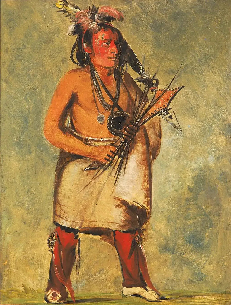 Wa-kon-chásh-kaw, Gök Gürültüsüyle Gelen - George Catlin