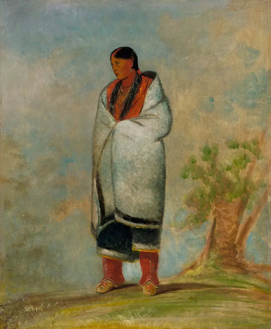 Wa-quóth-e-qua, Geyik kadını, Balina kadını - George Catlin