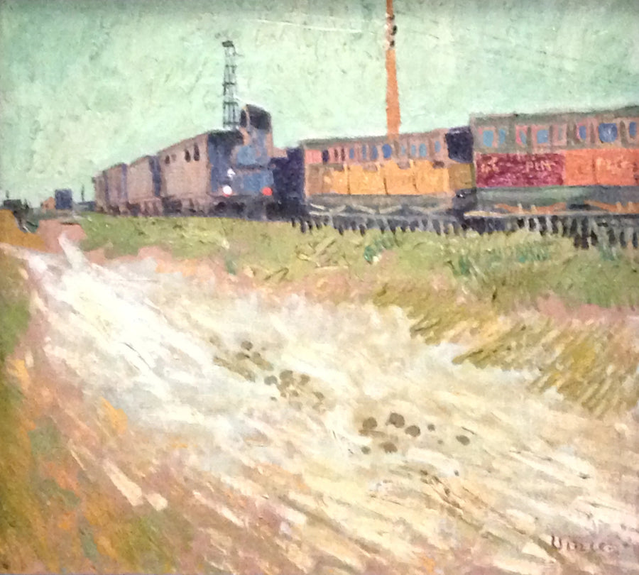 Arles'te Tren Vagonları - Vincent van Gogh