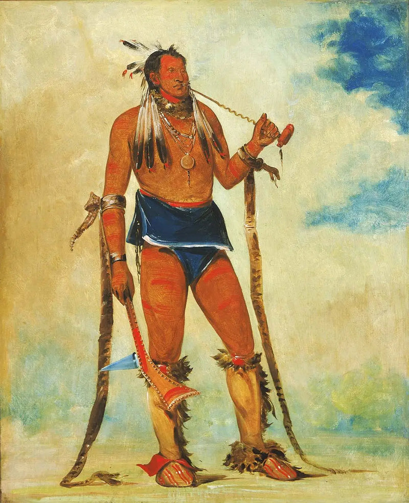 Wah-chee-háhs-ka, her şeyi dışarı çıkaran adam - George Catlin