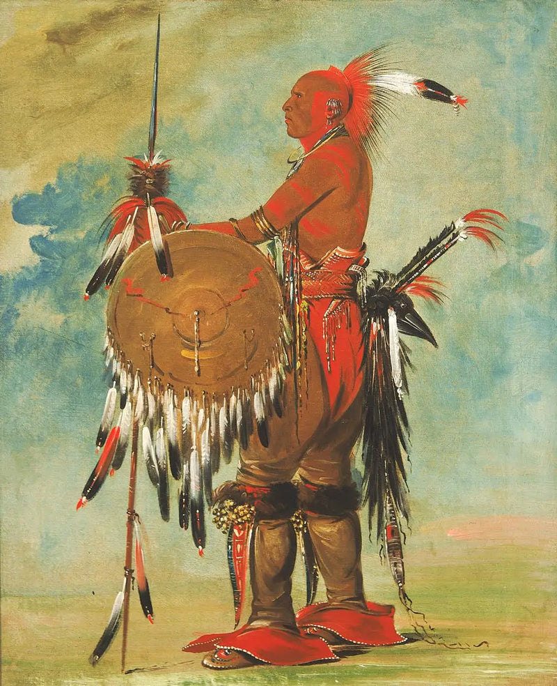 Wáh-pa-ko-lás-kuk, ayı parkuru - George Catlin