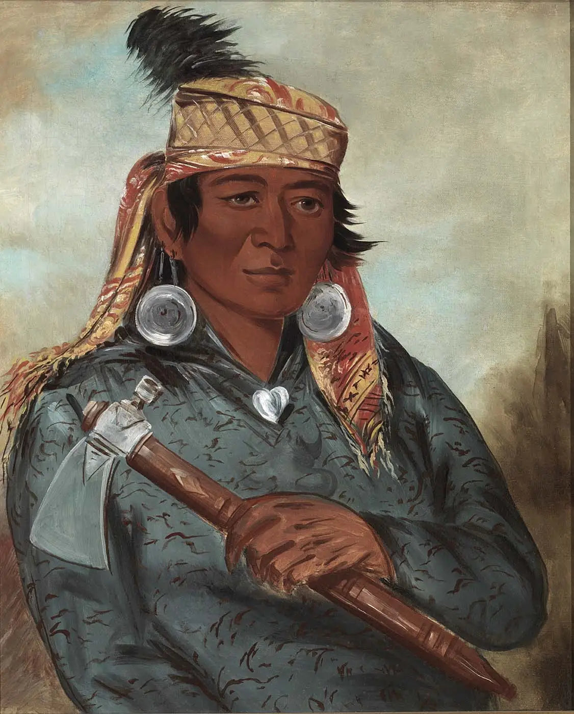Wáh-pe-say le Blanc - George Catlin - Alpha Reproduction