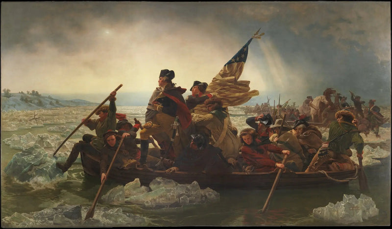 Washington Delaware'ı Geçerken - Emanuel Leutze