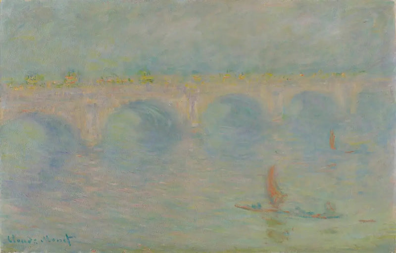 Waterloo Köprüsü, güneş etkisi - Claude Monet