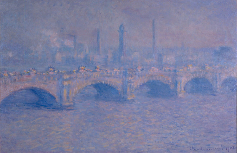 Waterloo Köprüsü, güneş etkisi W1587 - Claude Monet