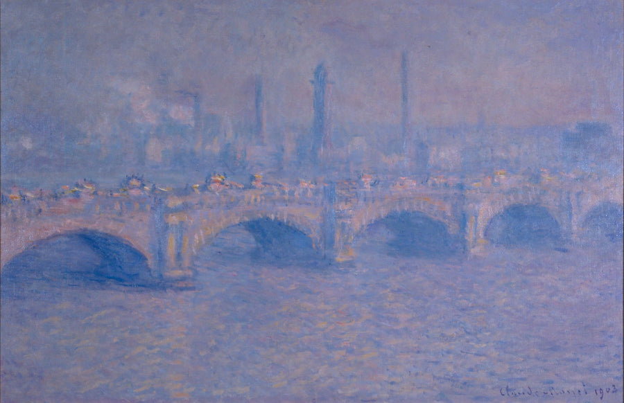 Waterloo Köprüsü, güneş etkisi - Claude Monet