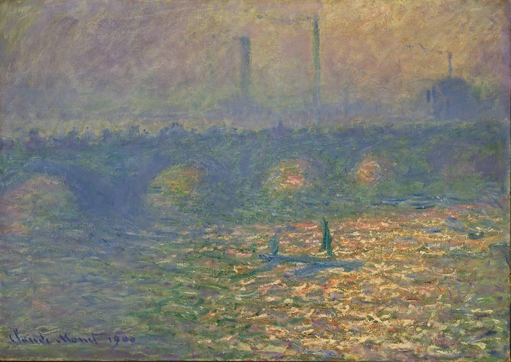 Waterloo Köprüsü W1555 - Claude Monet