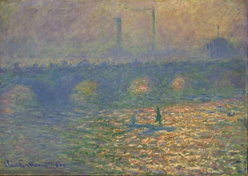 Waterloo Köprüsü - Claude Monet
