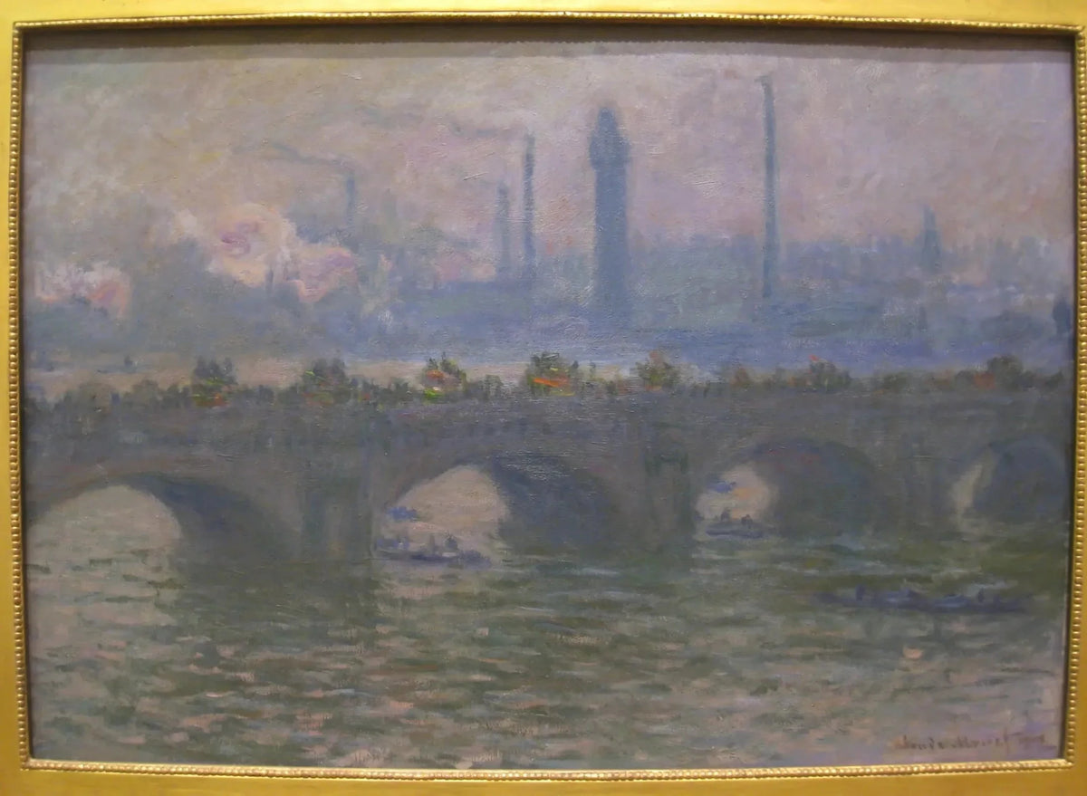 Waterloo Köprüsü, Worcester versiyonu - Claude Monet