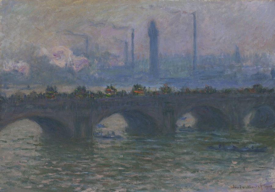 Waterloo Köprüsü - Claude Monet