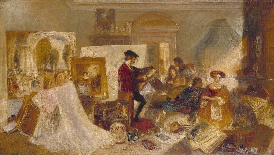 Fresnoy Kuralları ile Watteau Çalışması - J. M. W. Turner