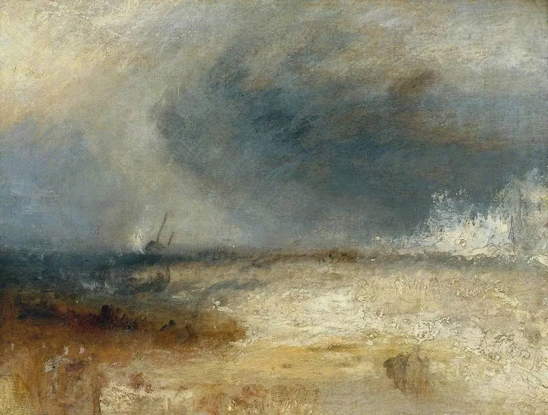 Kıyıya Vuran Dalgalar - J. M. W. Turner