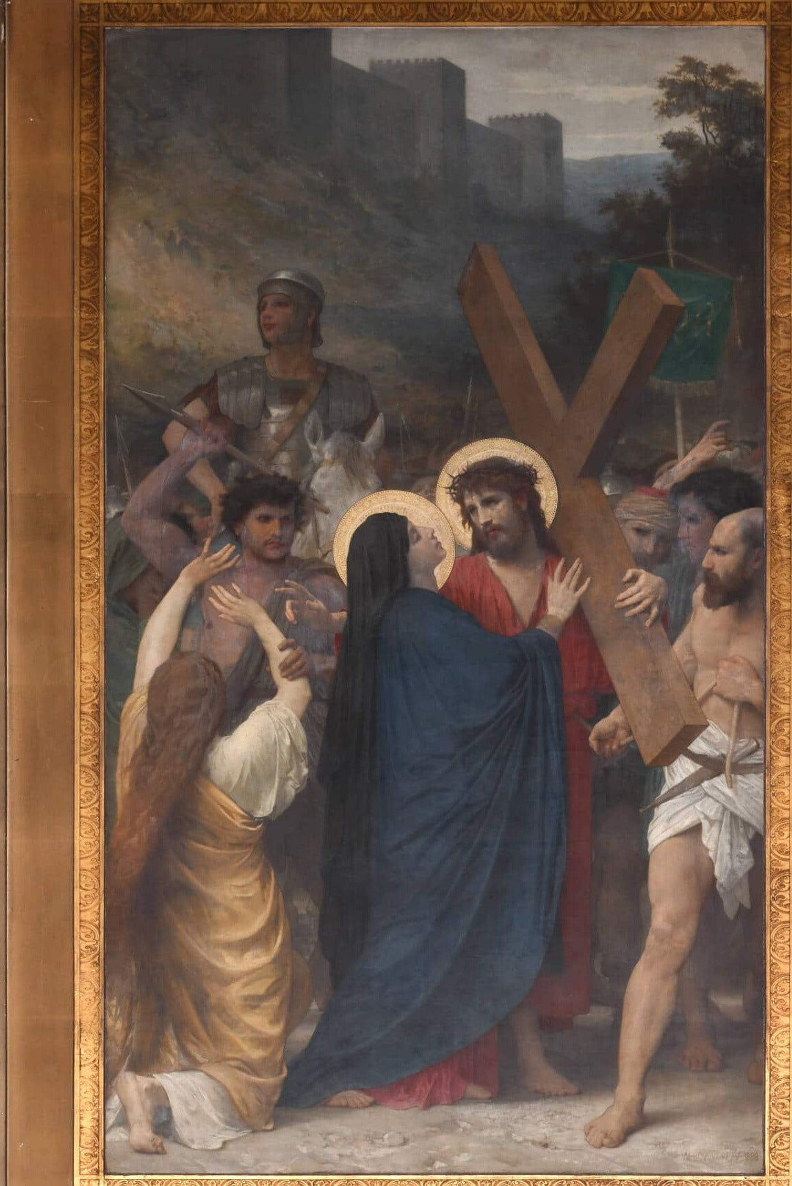 Le Christ rencontre sa mère sur le chemin du Calvaire, William Bouguereau, 1888