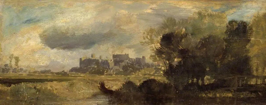 Meadows'tan Windsor Kalesi - J. M. W. Turner
