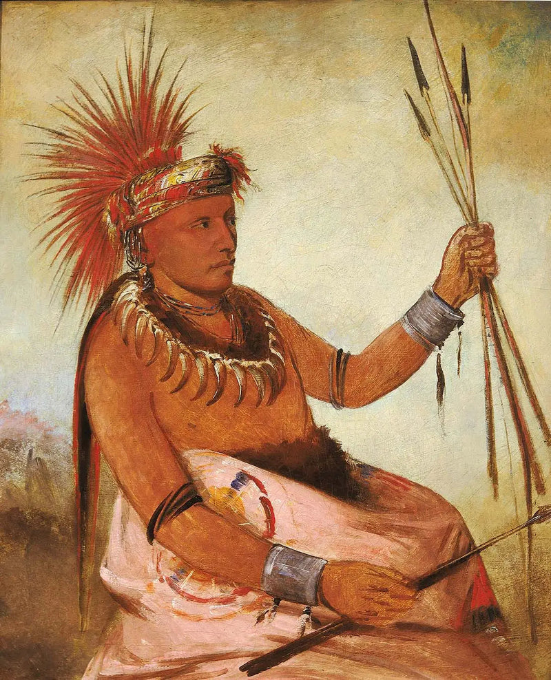 Wos-cóm-mun, meşgul adam, cesur - George Catlin