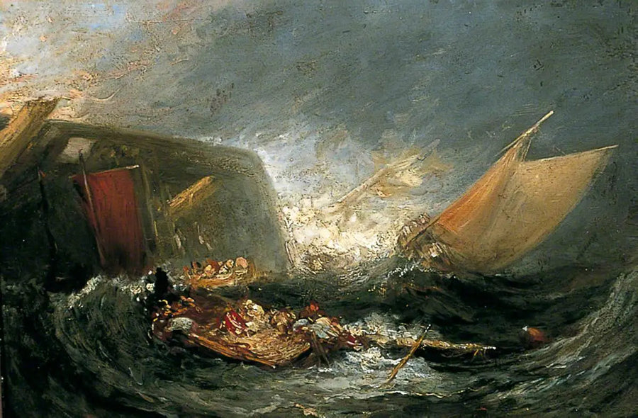 Bir Taşıma Gemisinin Batışı - J. M. W. Turner